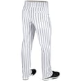 thumbnail image 2 of Triple Crown 2.0 OPEN-BOTTOM PINSTRIPE - WHITE,BLACK - L, 2 of 2