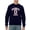 Navy, variant on Georgia D League Sports Style Sweatshirt Men -Image by Shutterstock, Male x-Large
