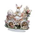 thumbnail image 4 of Tablero decorativo con forma de huevo de conejo de Pascua en 2D con base para centro de mesa. Estilo F, 4 of 9
