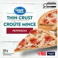 thumbnail image 1 of Great Value Thin Crust Pepperoni Pizza, 330 g, 1 of 4