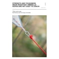 thumbnail image 4 of Outdoor Pulley Adjuster - Secure Your Tent with Ease, Outdoor Tent Fixing Device with Adjustable Pulley and Reflective Rope - Great for Camping and Hiking, Red, 4 of 5