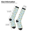 thumbnail image 2 of Xecao Frog In Mermaid Print Compression Socks for Both Men And Women for Running, Travel, Flight, Nurse, 2 of 6