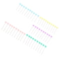 thumbnail image 4 of Sewing Pins, Stainless Steel Anti-Rust Colourful Flower Pins  For Daily Sewing For Fabrics For Household Fixed 50 Plum-Shaped Positioning Pins, 4 of 8