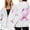 White, variant on Bibifish Women Graphic Hoodies Cozy Long Sleeve Zip Up Hoodies With Pocket Drawstring Pullover For Breast Cancer Awareness Month