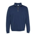 thumbnail image 2 of Comfort Colors - Garment-Dyed Quarter Zip Sweatshirt - 1580 - True Navy - Size: XL, 2 of 3