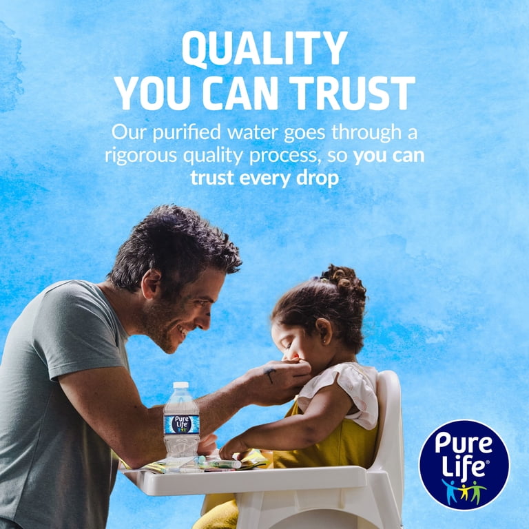 Pure Life, Purified Water, 16.9 Fl Oz, 12-Pack Plastic Bottles