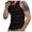 Black, variant on Men's Tank Top Slim Fit Sleeveless Thread Vest Shirt for Casual Outdoor Wear Men’s Summer Solid Color Sleeveless Base Layer Size S