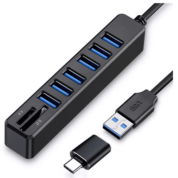 Adaptador Multipuerto 8 En 1 USB Hubs BLOOSOM Para Macbook PC
