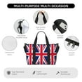 thumbnail image 4 of Travel Duffel Bag Union-Jack Flag Sports Tote Gym Carry On Bag Overnight Crossbody Bag For Women Men, 4 of 6