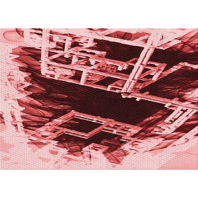 Ahgly Tapis Rectangulaire Lavable en Machine Intérieur Transitionnel Rouge Canneberge, 6 Pieds x 9 Pieds