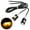 Yellow, variant on Huhudde Waterproof Motorcycle License Plate Lamp Rear Tail Light Replacement 12V Mini LED Light Lamp Easy to Install