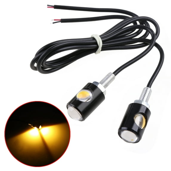 Motorcycle Rear Reflector License Plate Light Tail Light 12V Universal LED Light