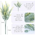 thumbnail image 2 of 12 Bundles Artificial Flowers Lavender Plant Fake Flower for Outdoor Wedding Garden Home Kitchen Table Centerpieces Decoration Purple Flowers, 2 of 5