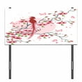 thumbnail image 3 of Japanese Headboard, Mythical Long Lived Phoenix Bird on Floral Sakura Branch Looking Back Art, Upholstered Decorative Metal Bed Headboard with Memory Foam, Twin Size, Pink, by Ambesonne, 3 of 4