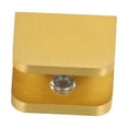 thumbnail image 3 of 2Pc Glass Shelf Support Clamp Brackets Clip Gold Shelves 8Mm-12Mm L, 3 of 10