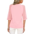 thumbnail image 4 of Blusa De Cuello Redondo Con Manga De 3 Cuartos, Blusa De Manga De 3 Cuartos, Cómoda, Suave, Transpirable, De Poliéster Para El Trabajo ANGGREK Ocean Broad Surfboard Fins, 4 of 5