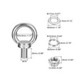 thumbnail image 2 of Lifting Eye Bolt 1 Set M16x25mm Eye Bolt with Nut Washer 304 Stainless Steel Shoulder Lifting Ring Eye Bolt, 2 of 6