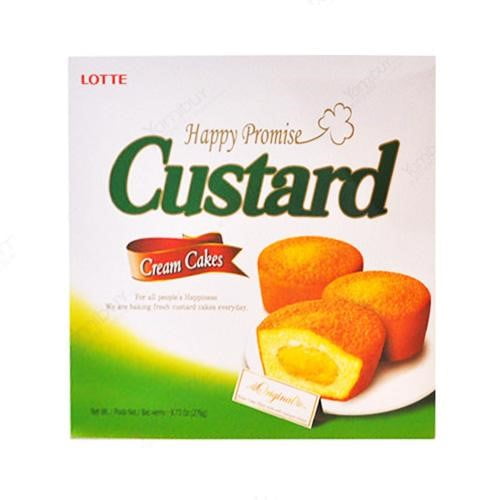 Lotte Family Size Pie, Creamy Egg Yolk Filling, 12 Ct