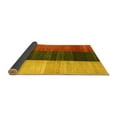 thumbnail image 2 of Ahgly Company Indoor Rectangle Abstract Yellow Contemporary Area Rugs, 2' x 3', 2 of 4