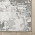 thumbnail image 7 of Well Woven Abstract Marrakech Modern Mid-Century Brushstroke Flat-Weave Gray 7'7" x 9'10" Area Rug, 7 of 7