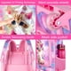 thumbnail image 4 of Mochila con Ruedas AGSDON 3 PIEZAS para Niñas con Diseño de Gato y Lonchera, 4 of 6
