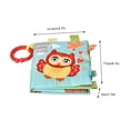 thumbnail image 2 of Libro de Tela para Bebés,Libro de Tela Suave Al Tacto para Bebés Tela Suave no Tóxica Juguetes Preescolares Que no Se Rasgan Libro de Cuentos Educativos(El día de Owlet Pinky) tela Ultra Higoodz juguetes de los niños, 2 of 2