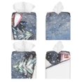 thumbnail image 2 of Yiaed Watercolor Winter Landscape For Christmas Print Tissue Box Cover, PU Leather Decorative Organizer for Tabletop, Bathroom, Car, Office Creative Decorative, 2 of 7