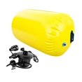 thumbnail image 1 of Barril de gimnasia con rodillo de aire, equipo de gimnasia portátil, multifuncional, para uso en gimnasios en casa, colchoneta inflable para hacer eje Amarillo 05x07 m, 1 of 9