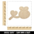 thumbnail image 2 of Buzzy Bumble Bee with Heart Wood Shape Unfinished Piece Cutout Craft DIY Projects - 6.25 Inch Size - 1/4 Inch Thick, 2 of 7