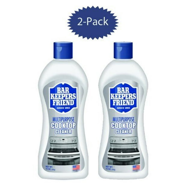 Bar Keepers Friend Cooktop Cleaner 13Ounce Bottle 2pk