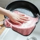 thumbnail image 1 of melotizhi Nonstick Oil Coral Velvet Hanging Hand Towels Kitchen Dishclout, Pink, 1 of 4