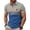 Blue, variant on Ankola Mens Golf Shirt Dry Fit Athletic Polo Shirts Moisture Wicking Performance 3D Print Short Sleeve