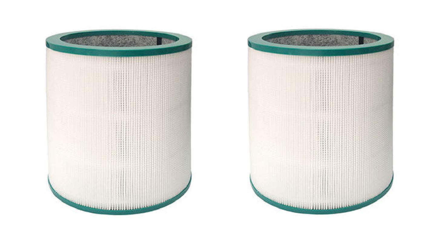 Nispira Dual-layer HEPA Vacuum Filter Compatible with Dyson TP01 TP02 BP01 Tower US Sm/Nk and TP02 US Nk/Nk. Compared to EVO filter part 968126-03. 2 Units