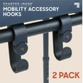 thumbnail image 3 of Sharper Image Mobility Accessory Hooks for Walkers & Wheelchairs, 3 of 11