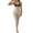 NUD, variant on Women Open Bust Full-Length Shaping Jumpsuits Sleeveless Shapewear Tummy Control