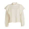 thumbnail image 7 of The Get Women's Long Sleeve Lace Trim Top, 7 of 7
