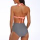 thumbnail image 4 of Gibobby Traje de baño sexy de una pieza Traje de baño de vendaje de playa Traje de baño Trajes de baño Bandeau Bikini Set Mujeres Imprimir Trajes de baño(Rosa,G), 4 of 5