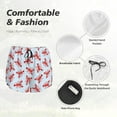 thumbnail image 4 of Vsdgher Cartoon Lobsters 1 Athletic Shorts for Women, Women's Running Double Layer Shorts, High Waisted Yoga Shorts, Workout Athletic Shorts-Small, 4 of 7