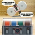 thumbnail image 2 of Space Efficient Dry Box Hygrometer for Multiple 3D Filaments Storage Including Hygrometer Functionality, 2 of 8