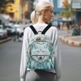 thumbnail image 7 of JIALIOU Mini Backpack Purse for Women Quilted Casual Daypack Small Travel Shoulder Bag, Wolf with Heart Ring, 7 of 7