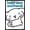 Black Framed Version, variant on Hello Kitty and Friends: Hello - Cinnamoroll Feature Series Wall Poster, 22.375" x 34" Framed