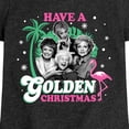 thumbnail image 3 of Golden Girls - Have A Golden Christmas - Toddler And Youth Girls Short Sleeve Graphic T-Shirt, 3 of 5