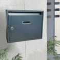 thumbnail image 4 of Modern Bloqueable Mailbox Combinación Locking Box Durable Gris arena Zulema Buzón de montaje en pared, 4 of 8