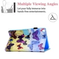 thumbnail image 3 of SM-T220/T225 Case and Cover, Galaxy Tab A7 Lite Case 2021 Released, Allytech Slim Painted PU Leather Shockproof Folio Stand Case with Card Slots for Samsung Galaxy Tab A7 Lite 8.4", Colorful Butterfly, 3 of 7