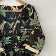 thumbnail image 3 of Black Forest Leopard Printed Cotton Dress, Handblock Dress, Block Printed Dress, Handmade Dresses, 3 of 6
