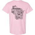 thumbnail image 3 of Inktastic Wisconsin State Word Salad T-Shirt, 3 of 5