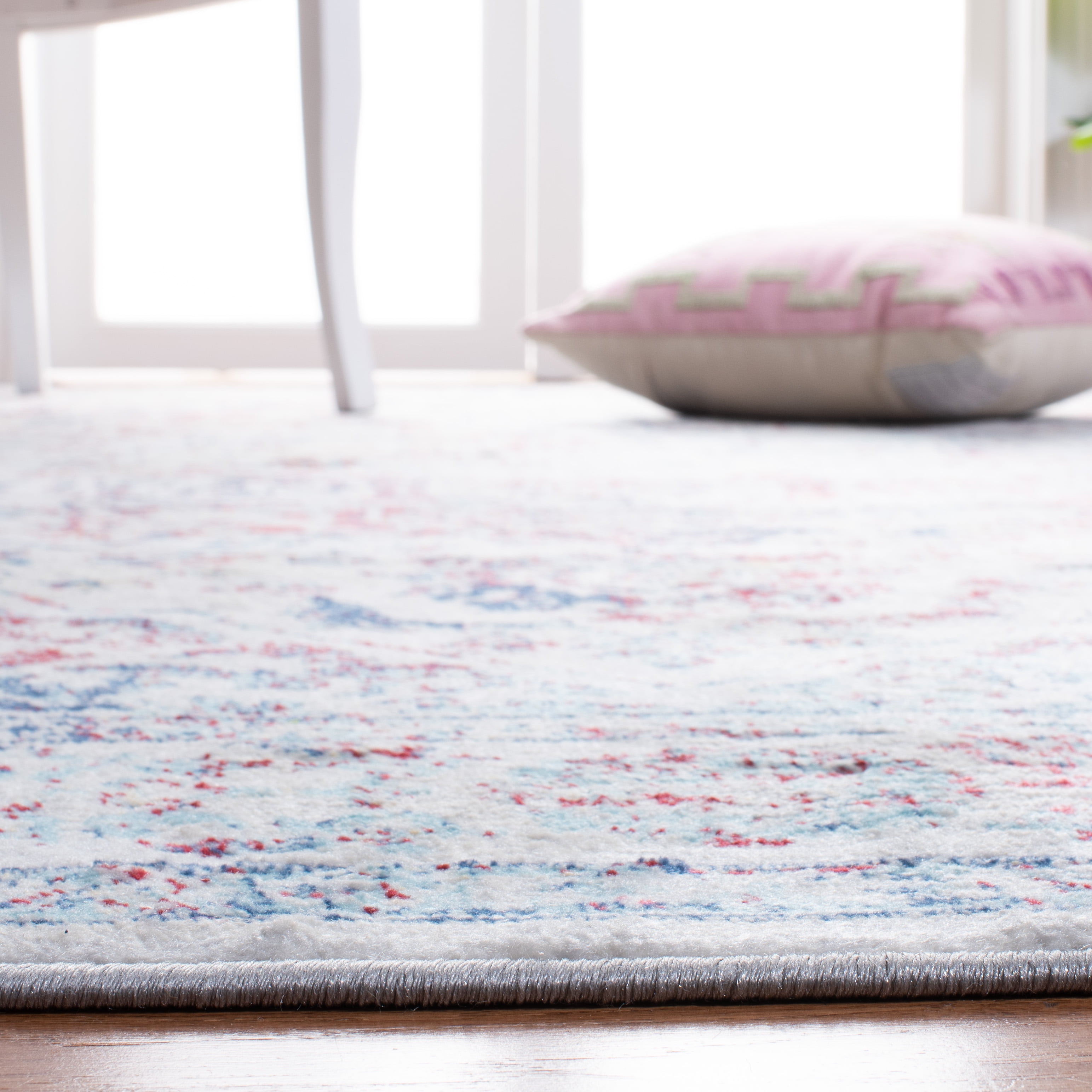 SAFAVIEH Brentwood Adams Oriental Area Rug, Ivory/Blue, 9' x 12'