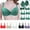 Green, variant on Oversized Bras For Women Push-Up Padded Underwire Supportive Bra Lace Everyday Comfortable Bras With Adjustable Straps