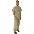 thumbnail image 5 of Natural Workwear Womens Medical Scrub Set Adult Female Work Uniform Taupe XL, 5 of 5