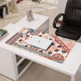 thumbnail image 3 of Long Mouse Pads for Desk,Multicolor Ethnic Patchwork Pattern Desk Mats on Top Of Desks, Desk Mouse Pad Extra Large with 3mm Non-Slip Base and Stitched Edge for Gaming,Office,Work,Home 31.5"x15.7", 3 of 6
